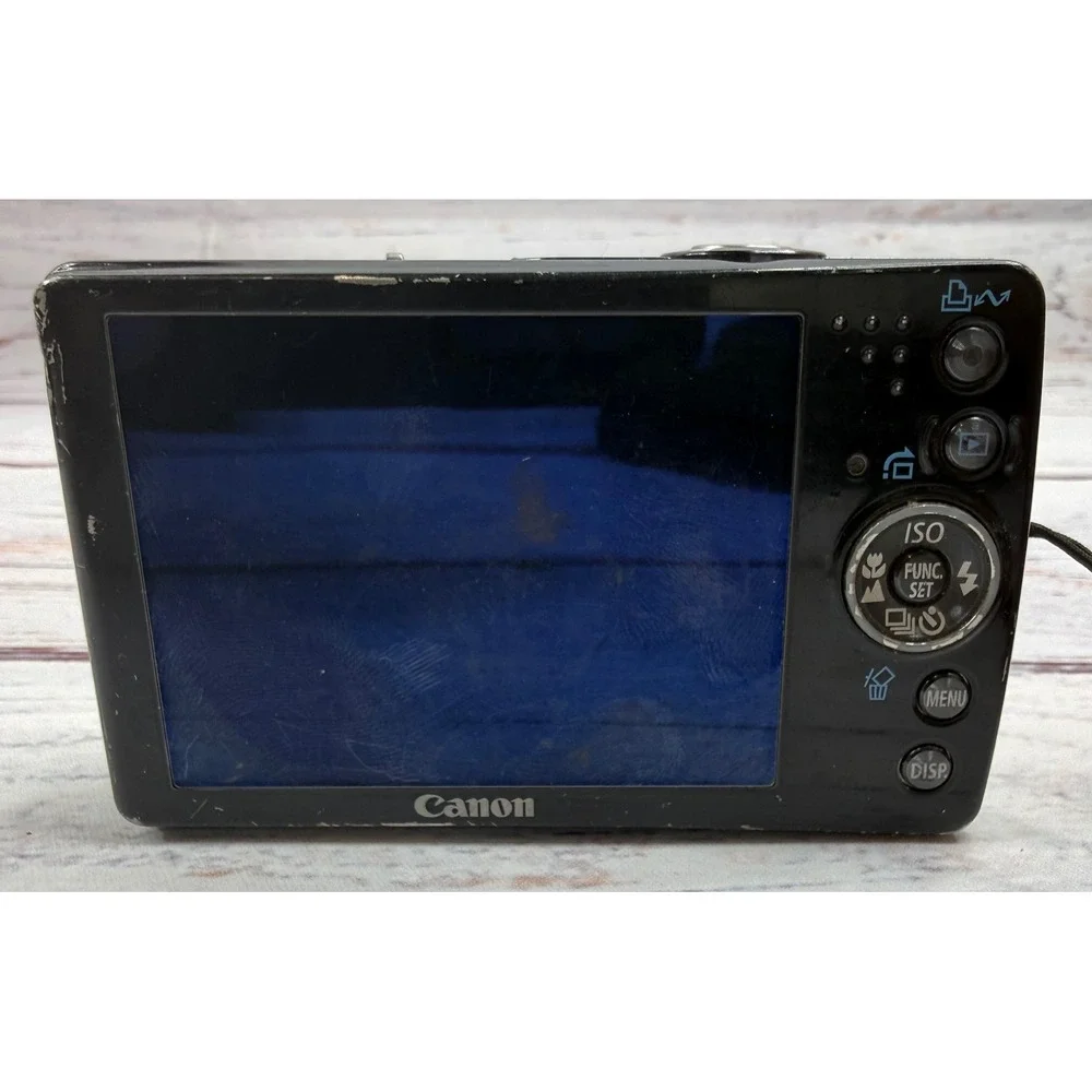 Canon‎ PowerShot SD750 Elph Digital Camera Silver For Parts or Repair